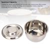 304 Stainless Steel Mixing Bowl with Lid Multipurpose Easy to Clean Seasoning Lard Oil Basin Container for Kitchen