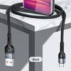 Usams Kabel Pleciony U55 2A Micro Usbczarny/Black 1M Sj450Usb01 (Us-Sj450)