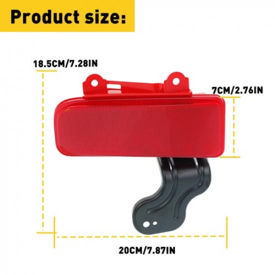 For Honda Accord 2015 2016 Red Rear Reflector Bumper Light Tail Light Brake Lamp