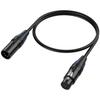 XAGMODSHN XLR4 Microphone Cable 4 Pin Male Female Extension Cord Studio Recorder Mixer LED Light