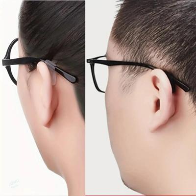 7 Pairs of Glasses Ear Clips, Sports Ear Hooks, Silicone Anti Slip, Comfortable and Safe, Temple Tip Sleeve Fixing Bracket