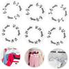 68/9Pcs Organizing Hangers Clothing Size Dividers DIY Craft Plastic Garment Labels 0-24 Months Round Size Tags Rings