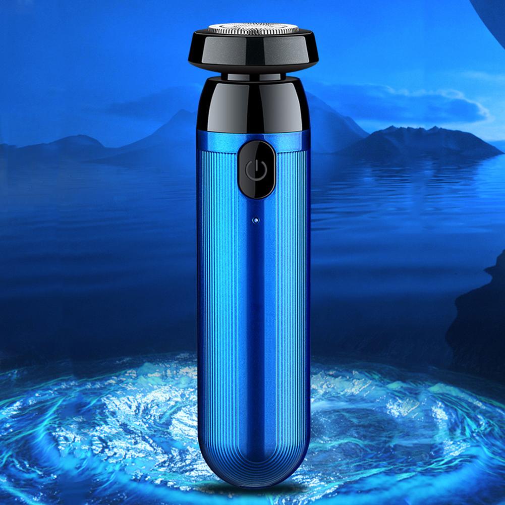 Electric Razor Charging Beard Trimmer Cordless Electric Beard Trimmer Quick Charge Pocket Size Gifts for Men for Home Car Travel