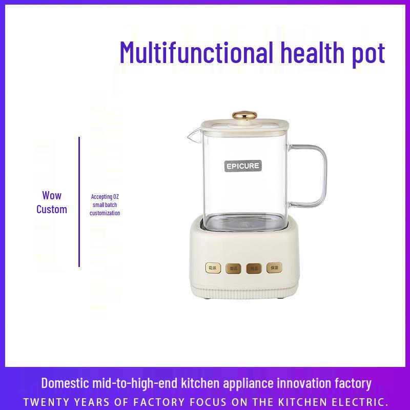 Wow Multifunctional Mini Glass Teapot: Automatic & Convenient for Home and Office