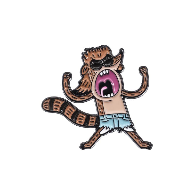 

Blue Eyecatching Cartoon Bird Alloy Badge Brooch Ideal For Creative Fashion Accessories QHXZ1933