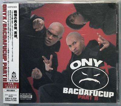 CD ONYX  Back Dafa Cup Part 2 VICP61924 Koch Records 2002 Japan ObiRap  HipHopRB Used