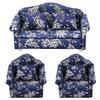 1:12 Dollhouse Miniature Furniture: Blue Floral Sofa Cover with Cushion