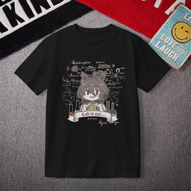 Japanese Game T-shirts Umamusume, Anime Men's and Women's T-shirts, Short-sleeved T-shirts, Plus-size T-shirts