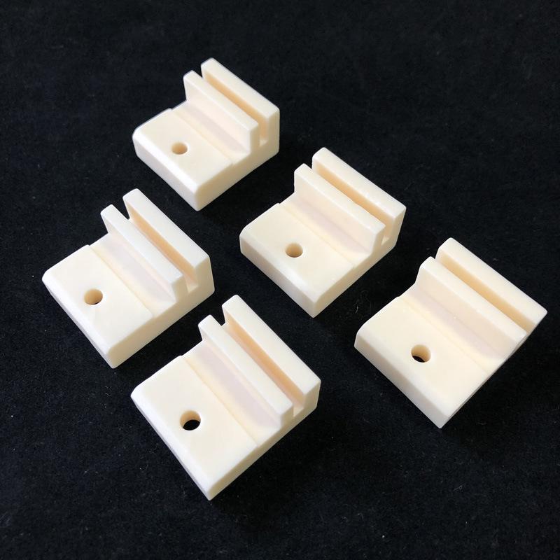 Alumina Ceramic High-Temperature Insulating Precision Parts (Type F, Drilled, Irregular Shape) JZ070