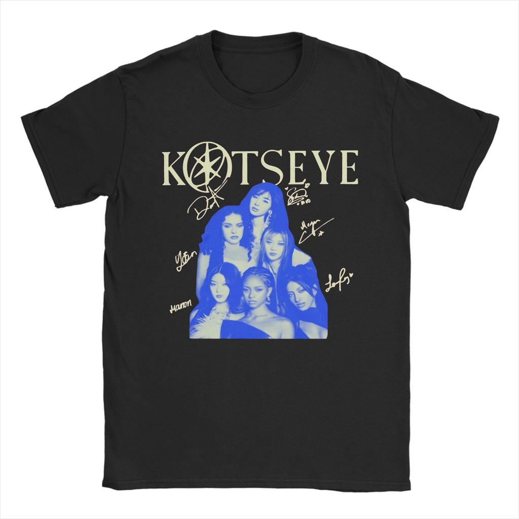 KATSEYE Kpop Girl Group Graphic Printed T Shirts Men Women  Pure Cotton  Tee Shirt Clothing