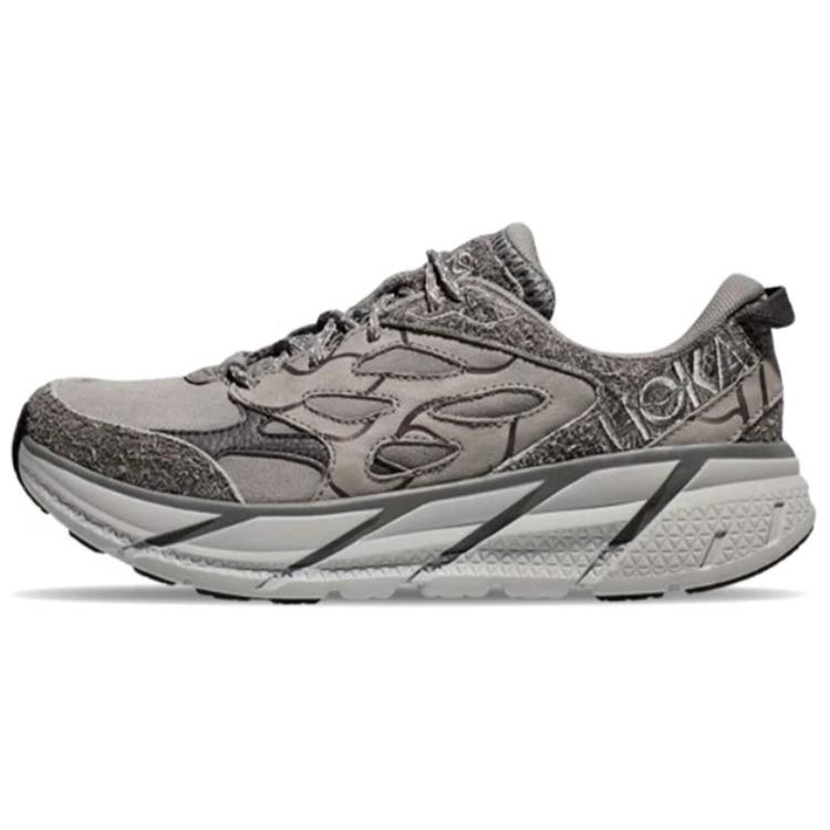 

HOKA Clifton L Suede Elite Terrain System - Galactic Grey Мужские кроссовки Satellite-Grey 1150910-GTL 39