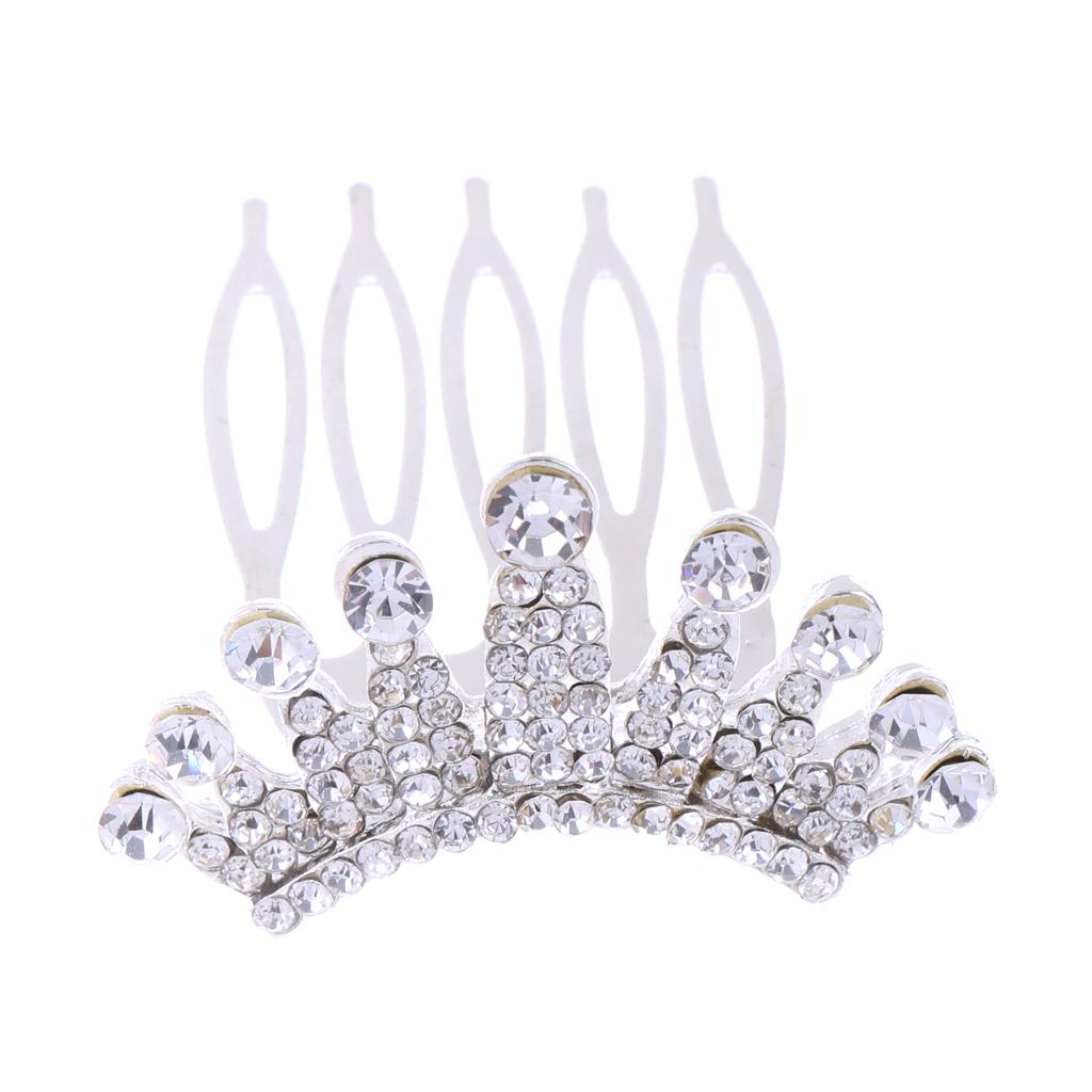 Sparking Princess Crown Mini Hair Comb Tiara Wedding Party Hair Accessory Sparking Princess Crown Mini Hair Comb Tiara Wedding Party Hair Accessory