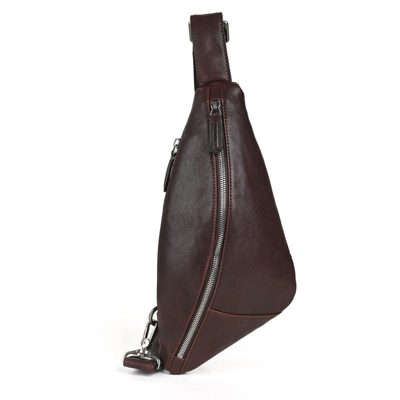 

2026 Top-grain Cowhide Tree Cream Cowhide Men s Casual Crossbody Designer Luxury Bag 30X20X10CM