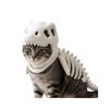Halloween Glow‑In‑Dark Dinosaur Skeleton Pet Outfit, Plush Hood Costume, Cosplay Dress‑Up for Small Dogs Kitten Party Decoration
