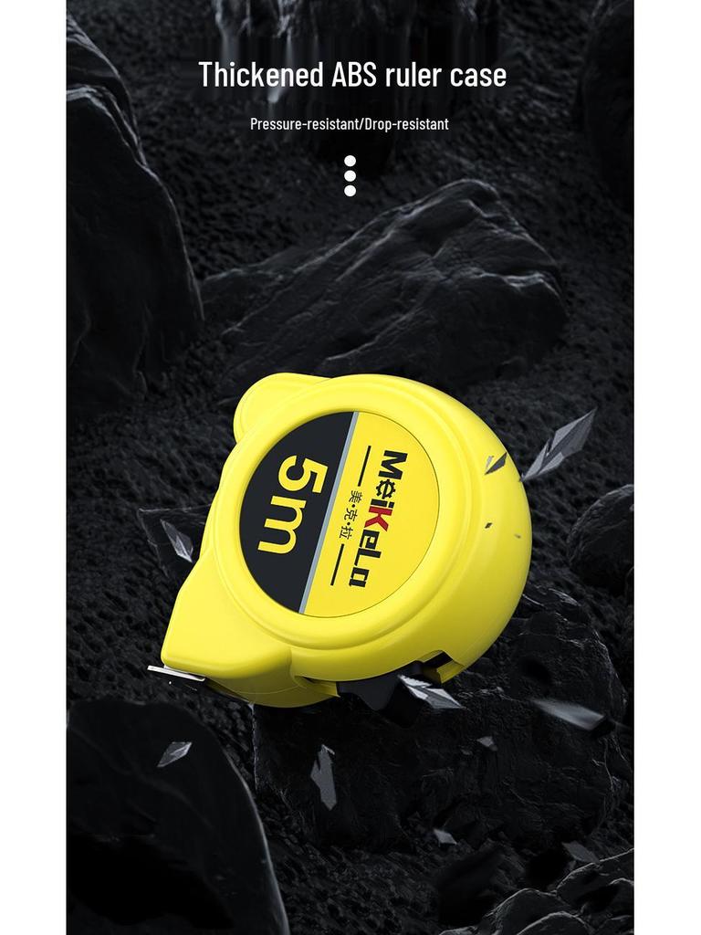 Waterproof Steel Tape Measure - Thickened 5m, 3m Box, 10m Circle, Household Use