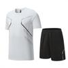Men's Quick-Dry Breathable Summer Sports Set - Casual Running T-Shirt & Shorts