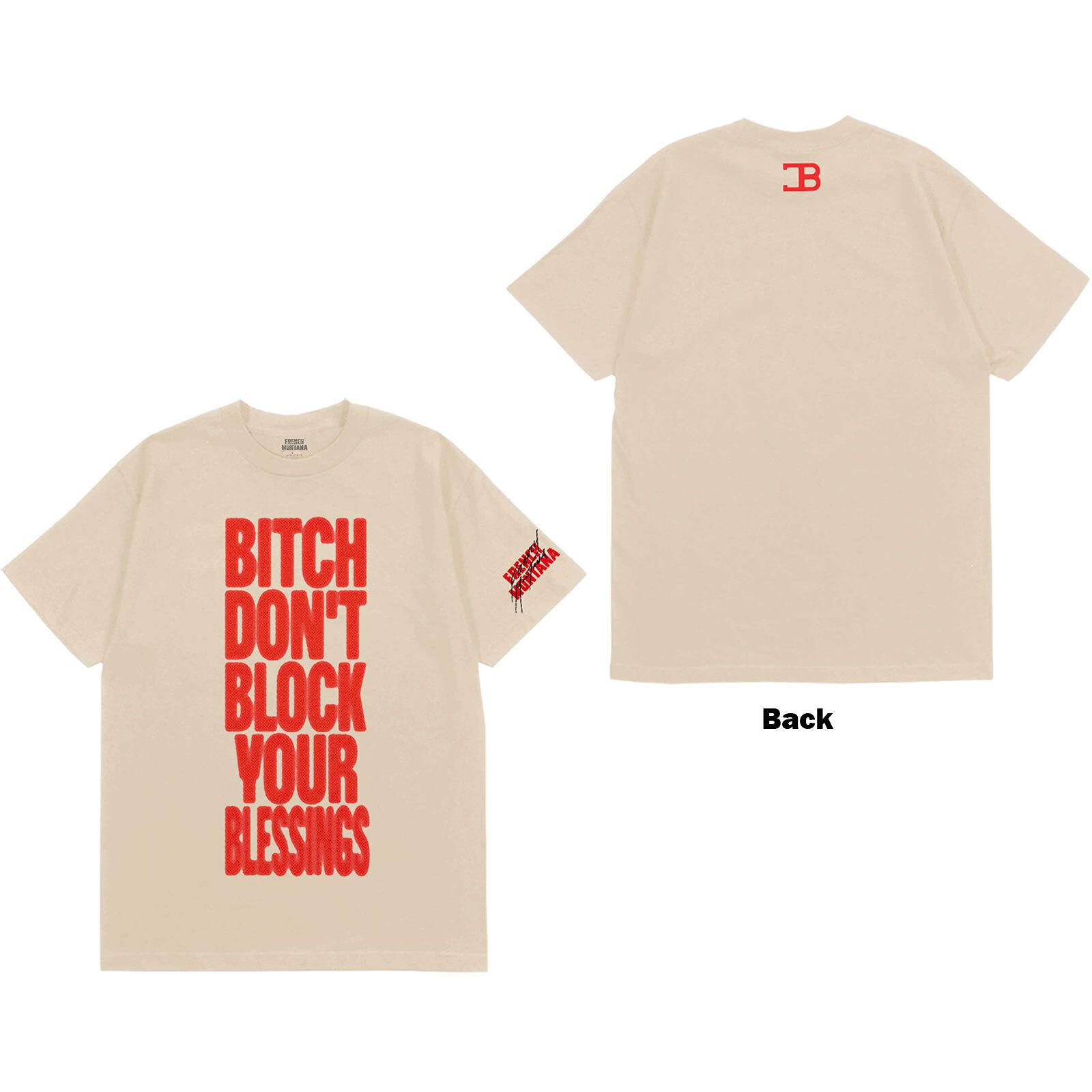 French Montana Unisex T-Shirt Don t Block Your Blessings XXXL