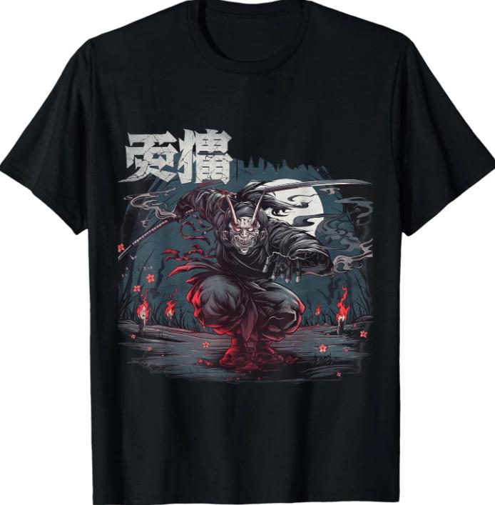 

Koga Ninja Warrior – (Demonic Oni) Japanese Shinobi T-T-Shirt L