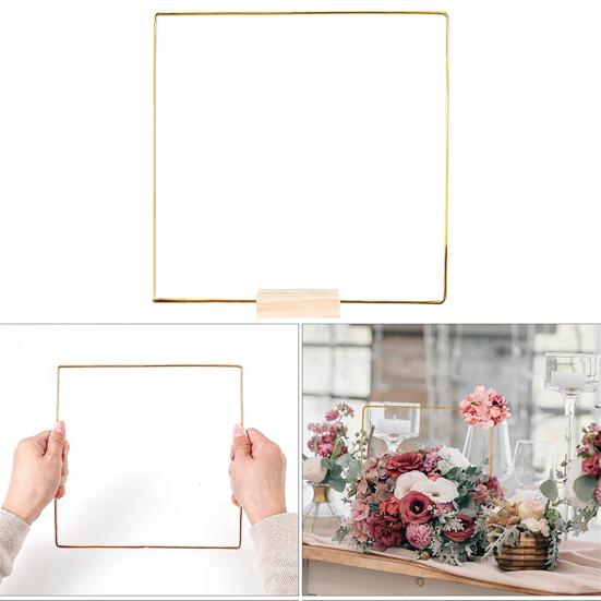 

1 комплект, металлическое кольцо-обруч с цветочным рисунком, нержавеющее, коррозионностойкое, широко используемый инструмент для изготовления венков, макраме, гирлянды, принадлежности для вечеринок