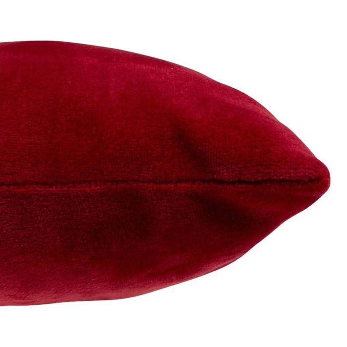 Coussin déhoussable en Flanelle 38 x 38 cm "Ollis" - Ollis Rouge -