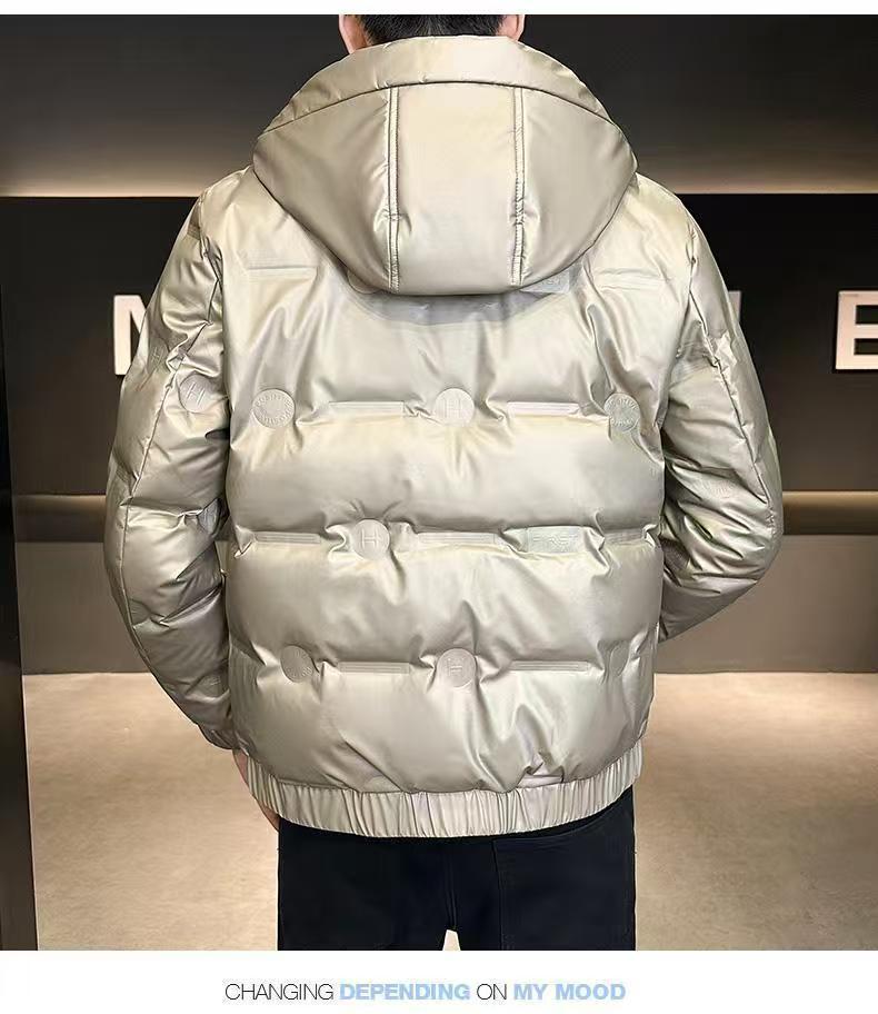 Men's 2025 Lightweight Winter Hooded Down Jacket - High-End, Warm, Trendy Shorts