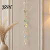 Indoor Outdoor Hanging Decoration Butterfly Crystal Suncatcher Wind Chime Rainbow Maker Prism Ornament Elegant Room Decor Pendant for Home Balcony,