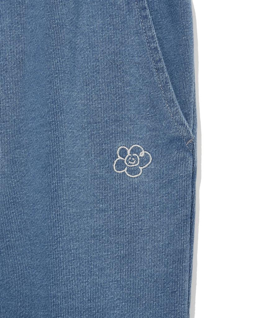 WACKY WILLY Women'S Semi-Wide Washed Cargo Pants Blue