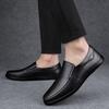 Handgefertigte Klassische Business Falts Sommer Herren Freizeitschuhe Echtes Leder Herren Slipper Slip-On Mokassins Weichsohlige Laufschuhe