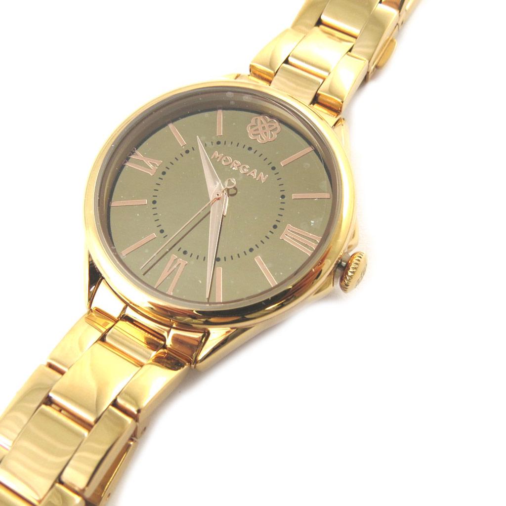 Morgan [N6252] - Designer Watch 'Morgan' Rose Gold (Elegance)