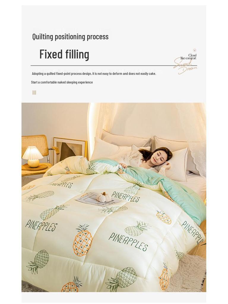 Pogrubiona Kołdra Przyjazna dla Skóry: Komfort przez cały rok do akademików i domów