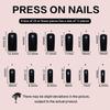 3D Pink Flower Leopard Print Detachable Wearable Nail Tips - European & American Design