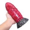 Women's Masturbator Dildo with Sucker Round Head Butt Plug Liquid Silicone Large Anal Plug Fisting   Sex Toy Realistic Dick