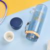 Water bottle new ins wind plastic cup student summer portable cup with tea partition sports water cup men and women gifts