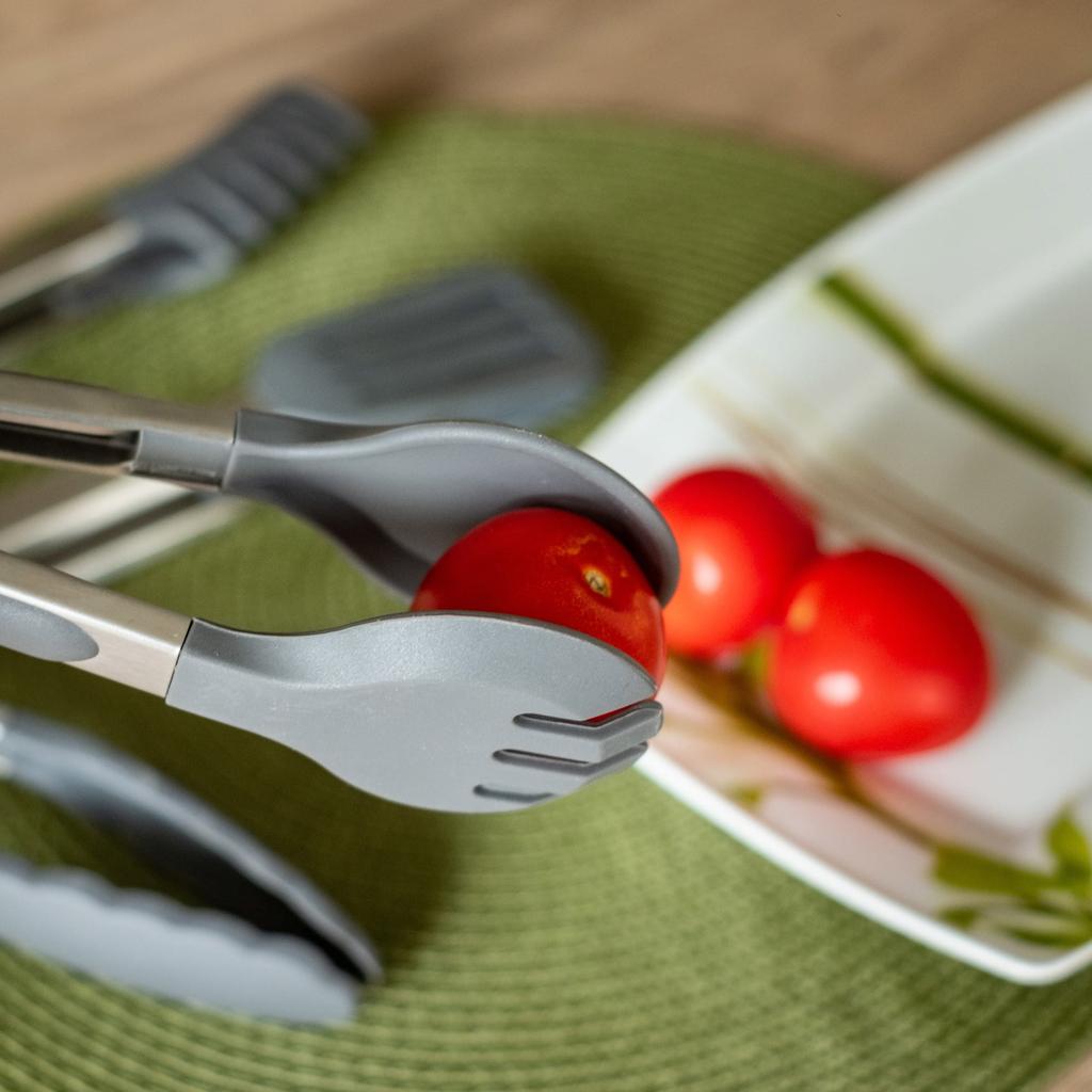 Küchenzange Silikon 23cm Grillzange BRUNBESTE BB-1546
