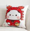 Office Living Room Home Pillowcase Kawaii Cartoon Bear Pattern Pillowcase Car Ornaments
