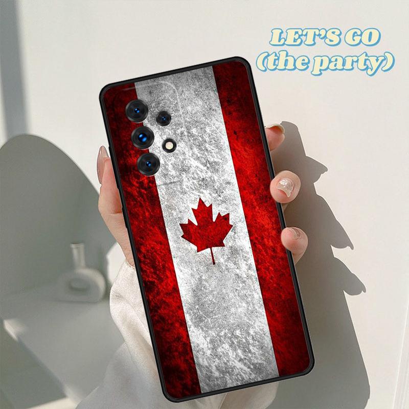 Canada Canadian Flag Phone Case For Samsung Galaxy A42 A31 A40 A51 A71 A32 A80 A91 A52 A72 A73 A20e A21S A50 A70 A11 A12 Cover