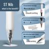 MG AGPK3558 Transparent Quick-Dry Click Pen, 0.5mm ST Nib - Perfect for Exams and Signatures