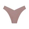 Plus Size Ice Silk Seamless Maternity V-Neck Low Waist One-Piece Sport Breathable Brazilian Panties