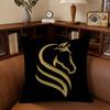 Modern Simple Geometric Light Luxury Horse Pillowcase Toon Gift Cushion Cover Bedroom Home Sofa Chair Seat Decor Pillow Case