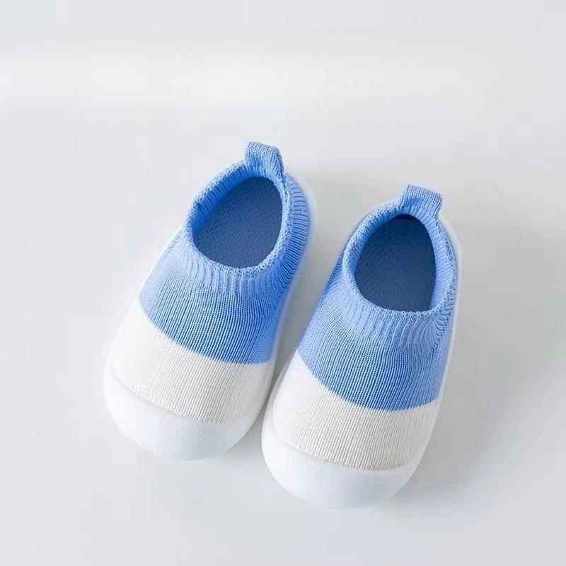 

2025 Весна Лето Новые Детские Носки в Форме Туфли Дышащие Мягкие Подошвы Носки Для Детского Сада 24 синий
