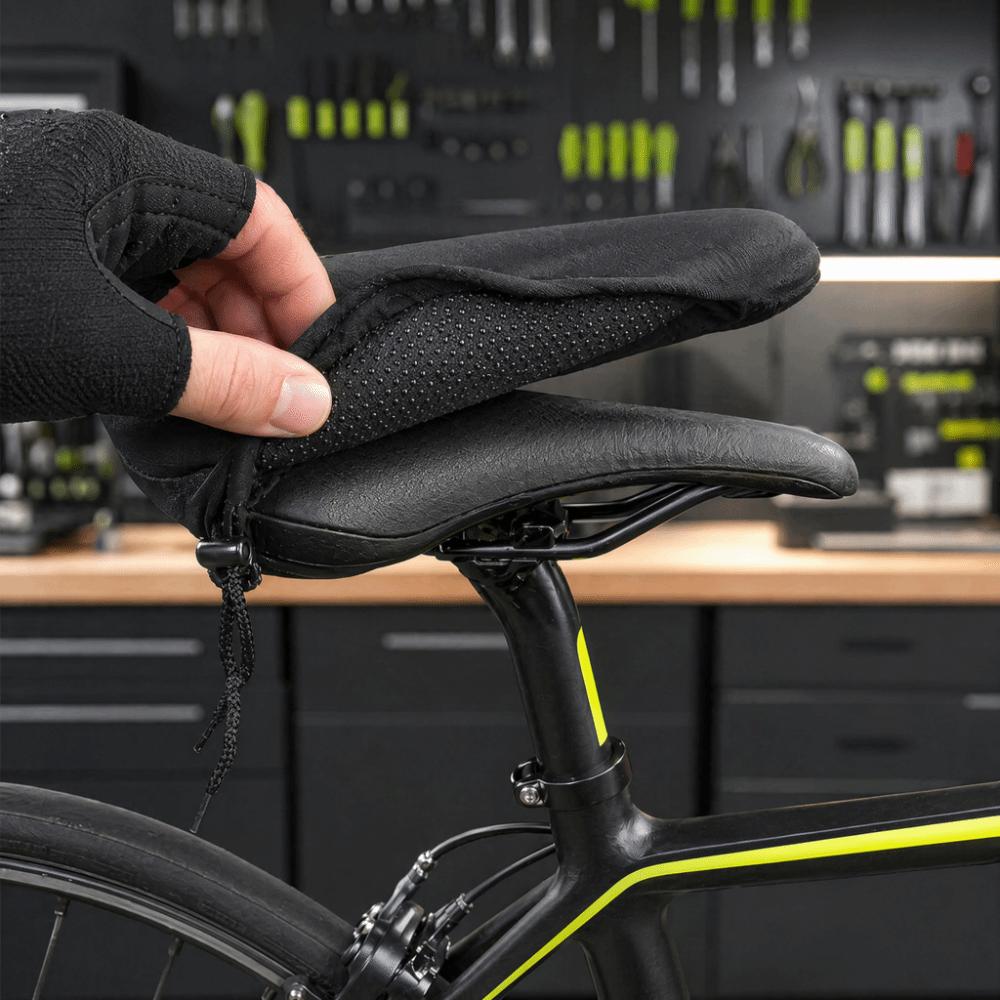 Padded Cushion Bicycle Seat Cover Comfortable Padded Bike Seat Cover  Mountain Bike Riding