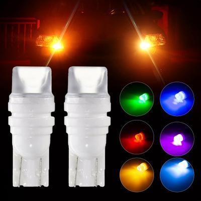 2 Pz T10 Lampada Targa Multifunzionale LED Alta Luminosità 12V 0.6W