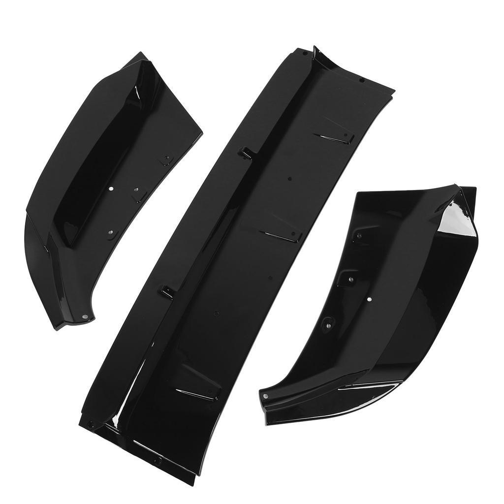 3 Sections Front Bumper Lip Spoiler Stylish Rugged Front Bumper Lip Splitter For X1 U11 M‑Sport