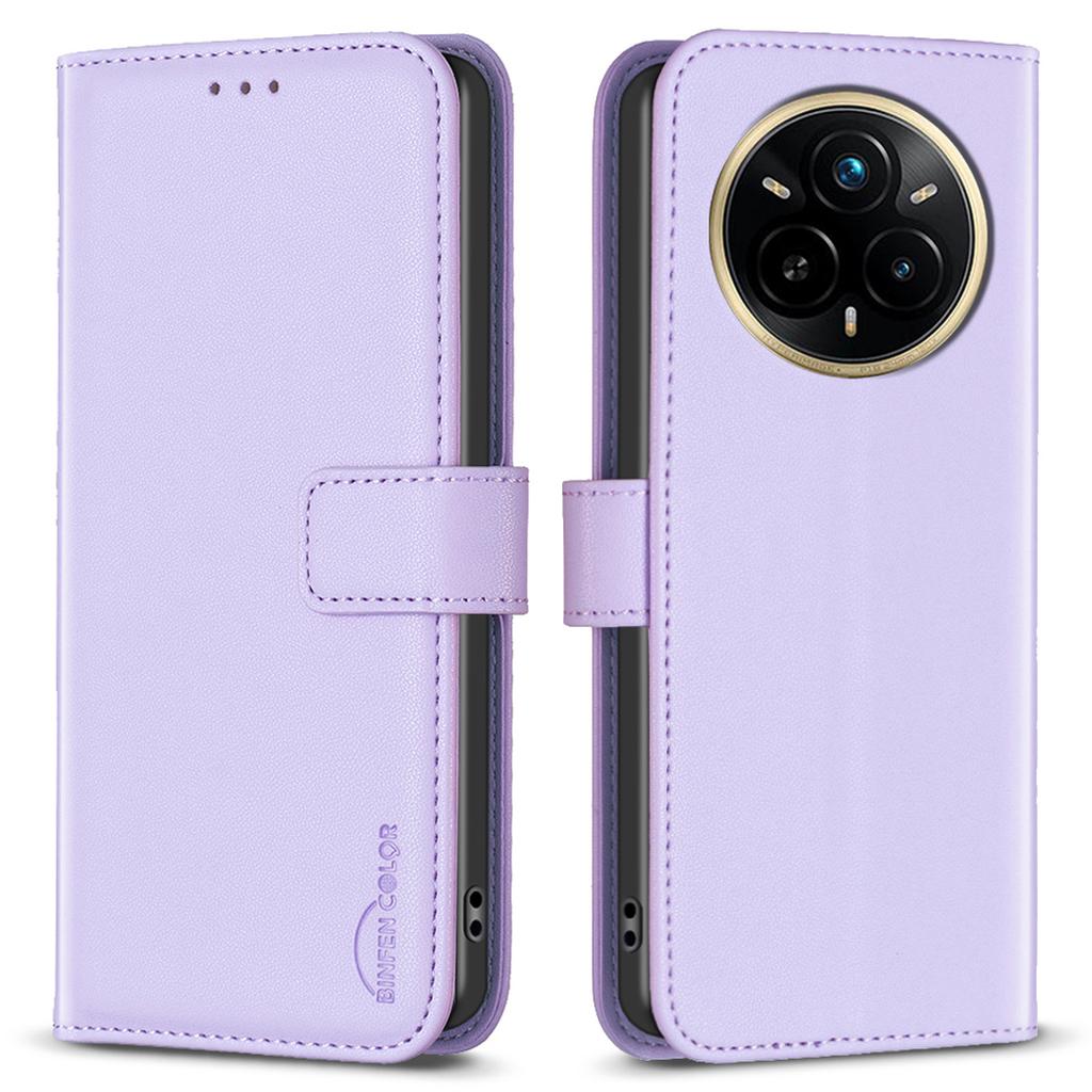 BINFEN COLOR BF17 For Realme 14 Pro 5G Case Wallet Folio Flip Leather Cover