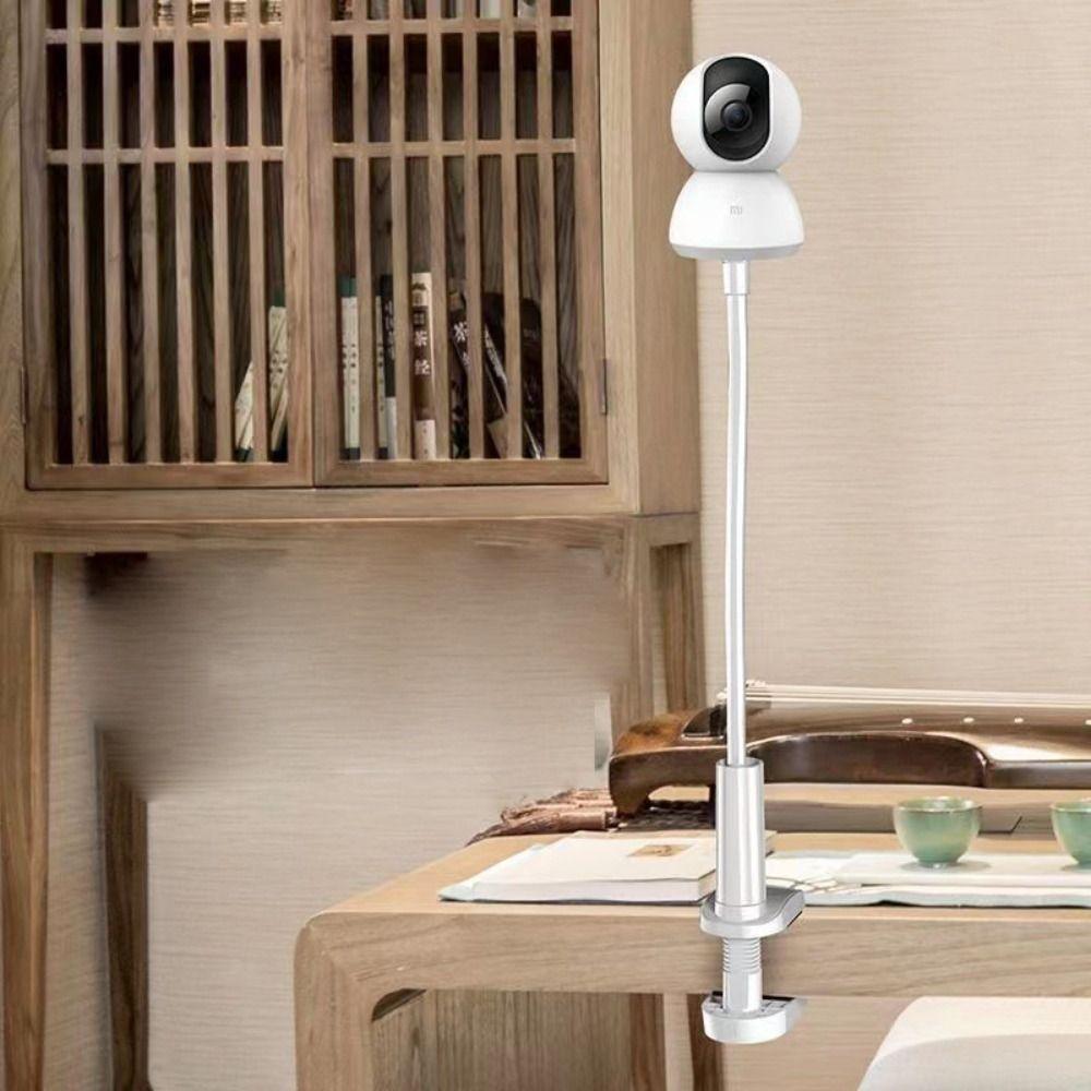 Adjustable Cradle Security Camera Clip Holder Galvanized Steel Pipe Support  Cabinet