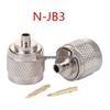 N-JB3 N-Type Male Connector for Semi-Flexible and Semi-Rigid Cable with RG402 Compatibility, 6GHz, SWR 1.1