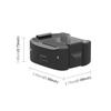 Do DJI OSMO Pocket 3 PULUZ USB-C / Type-C Dock Desktop Charging Base Uchwyt ze stopu aluminium (czarny)
