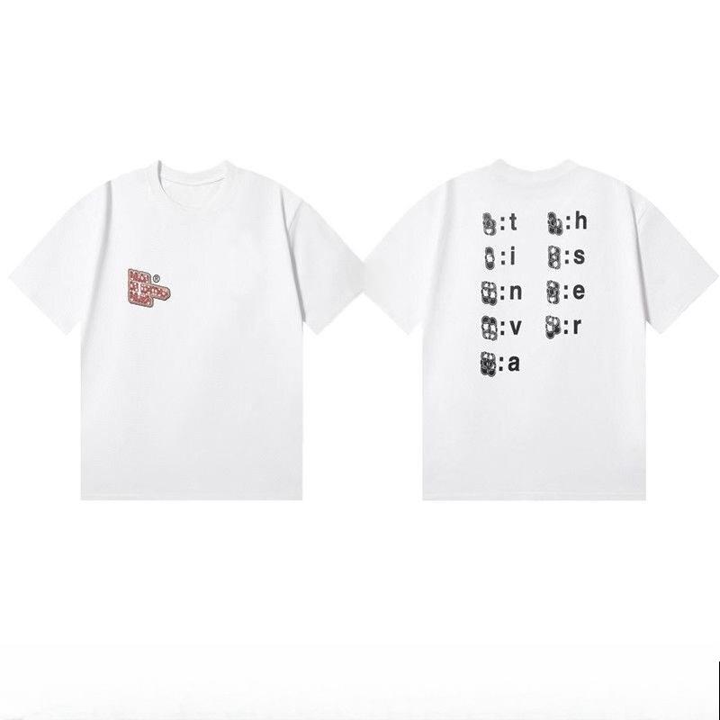 2026 Korea Thisis Trendy Summer Neverthat New Design Letterprint Roundneck Shortsleeved Tshirt For Unisex And Unisex