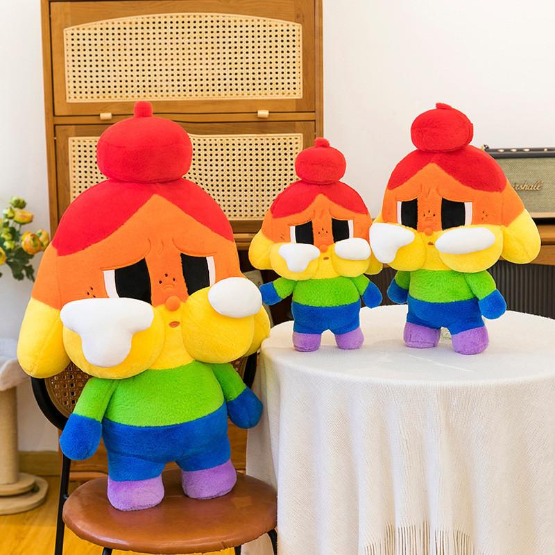 Powerpuff Gråtebaby Regnbuejenter Plysjleke Ornament Til Gave Og Soveromsdekor