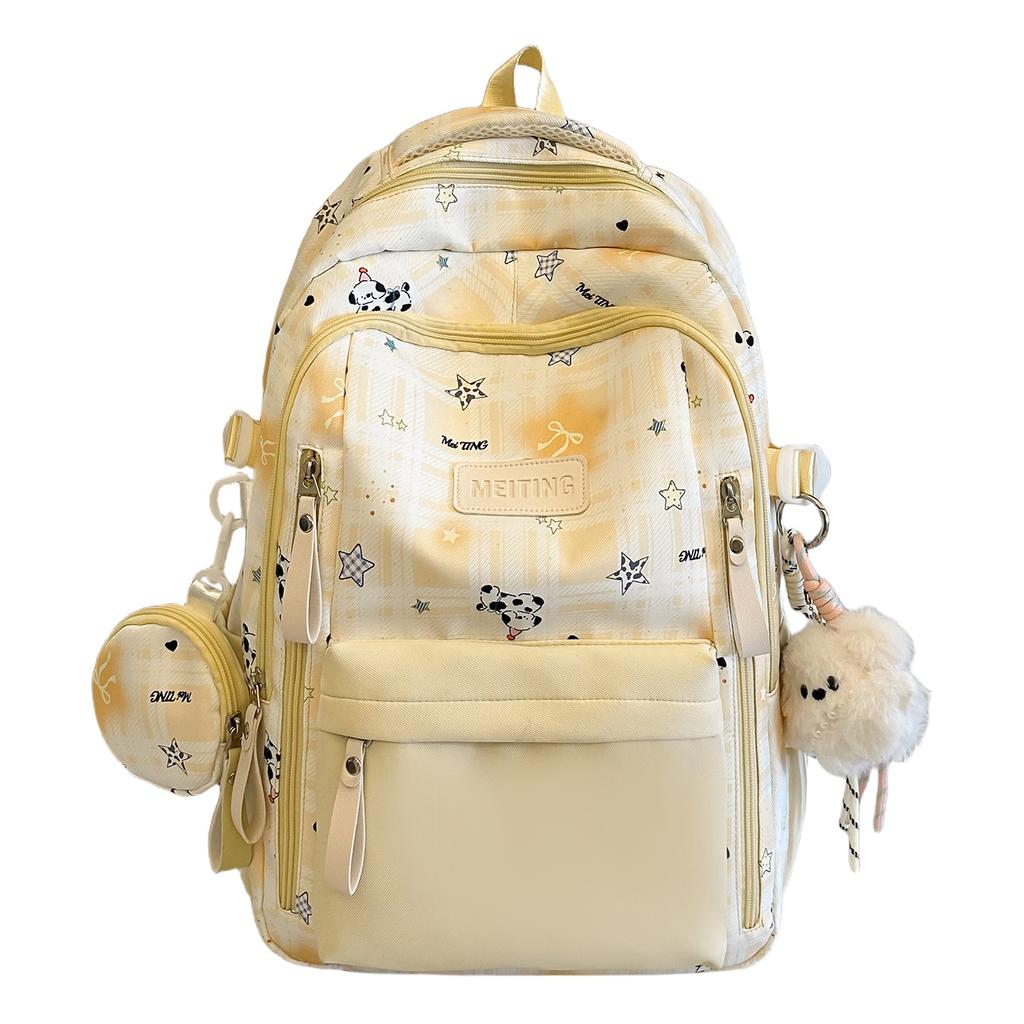 Zaino scolastico cartone animato ins carino stella zaino borsa femminile design di nicchia grande capacità zaino scolastico per studenti moda zaino versatile